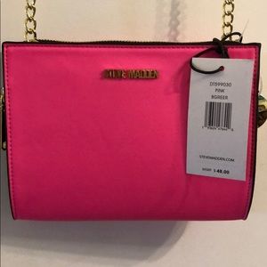 Neon Pink Hot Pink Crossbody Steve Madden Purse